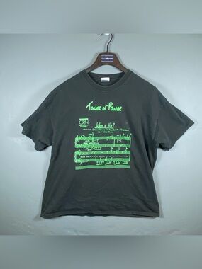 Vintage Tower Of Power What Is Hip Band T-Shirt Sheet Music Graphic Hanes XL